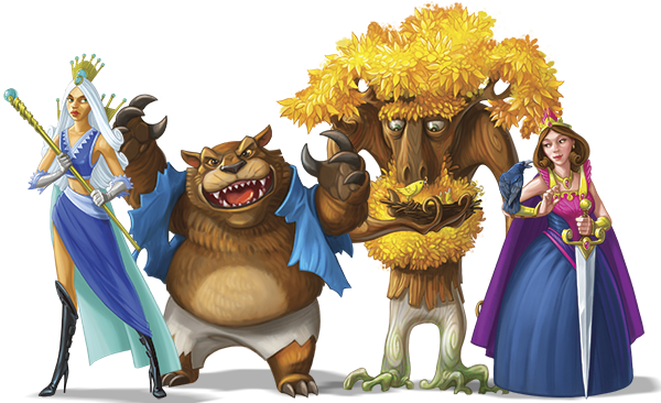 Catacombs Cubes Characters