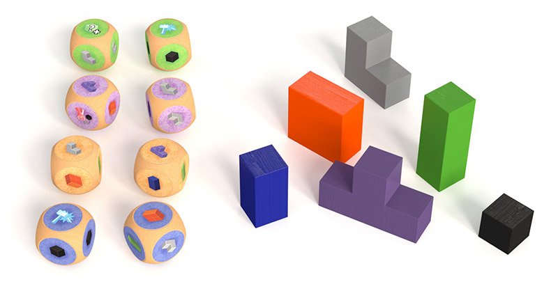 Wooden Resources and Dice